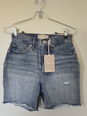 Everlane | NWT 5" Rigid Way-High Denim Cutoff Shorts Size 25